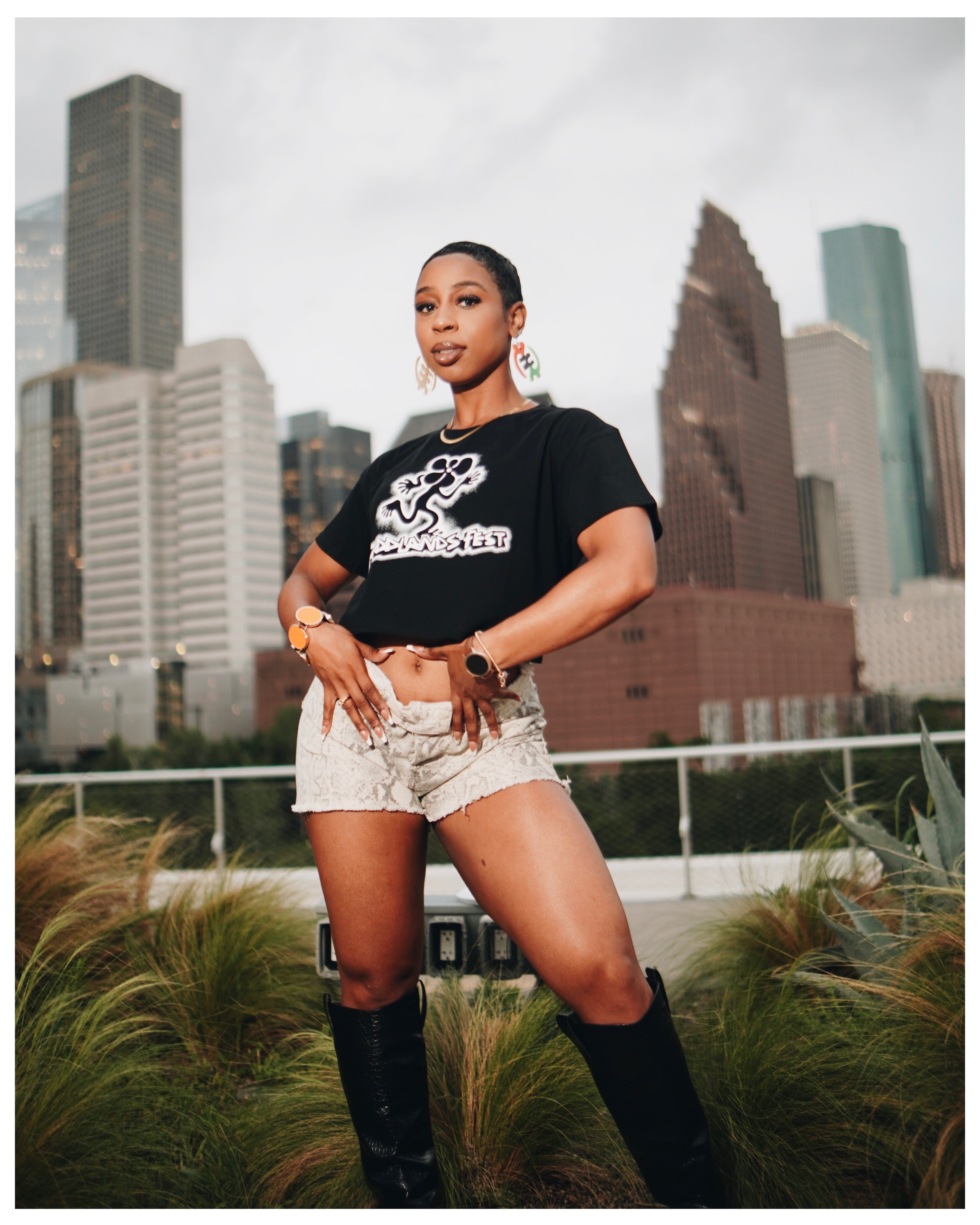 Womens Baddlands Crop